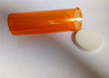 Chiny Bezrozmnające Amber 60DR, odporne na działanie dzieci fiolki, profesjonalny pojemnik na tabletki zabezpieczające przed dziećmi dostawca