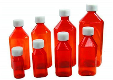 Chiny Przezroczyste kolory Liquid Medicine Bottles, FDA Certificated Pharmacy Liquid Bottles dostawca