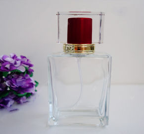 Chiny Butelki perfum Perfumy ze szkła kwadratowego z zakrętką zabezpieczającą przed dziećmi 50 ml Pojemność dostawca