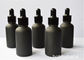 Butelki z kroplomierzem do butelek aptecznych w kolorze czarnym, gładkie butelki z zakraplaczem o pojemności 30 ml dostawca