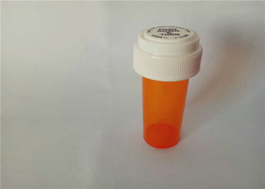 Chiny Seal Amber Reversible Cap Vials Zabezpieczenie przed dziećmi H84mm * D32mm z równą grubością dostawca